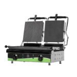 Τοστιέρα Διπλή Μαντεμένια 4000W με Ρύθμιση Θερμοκρασίας Ραβδωτή Και Λεία T 305 RL-RL M&M Μιχαηλίδης