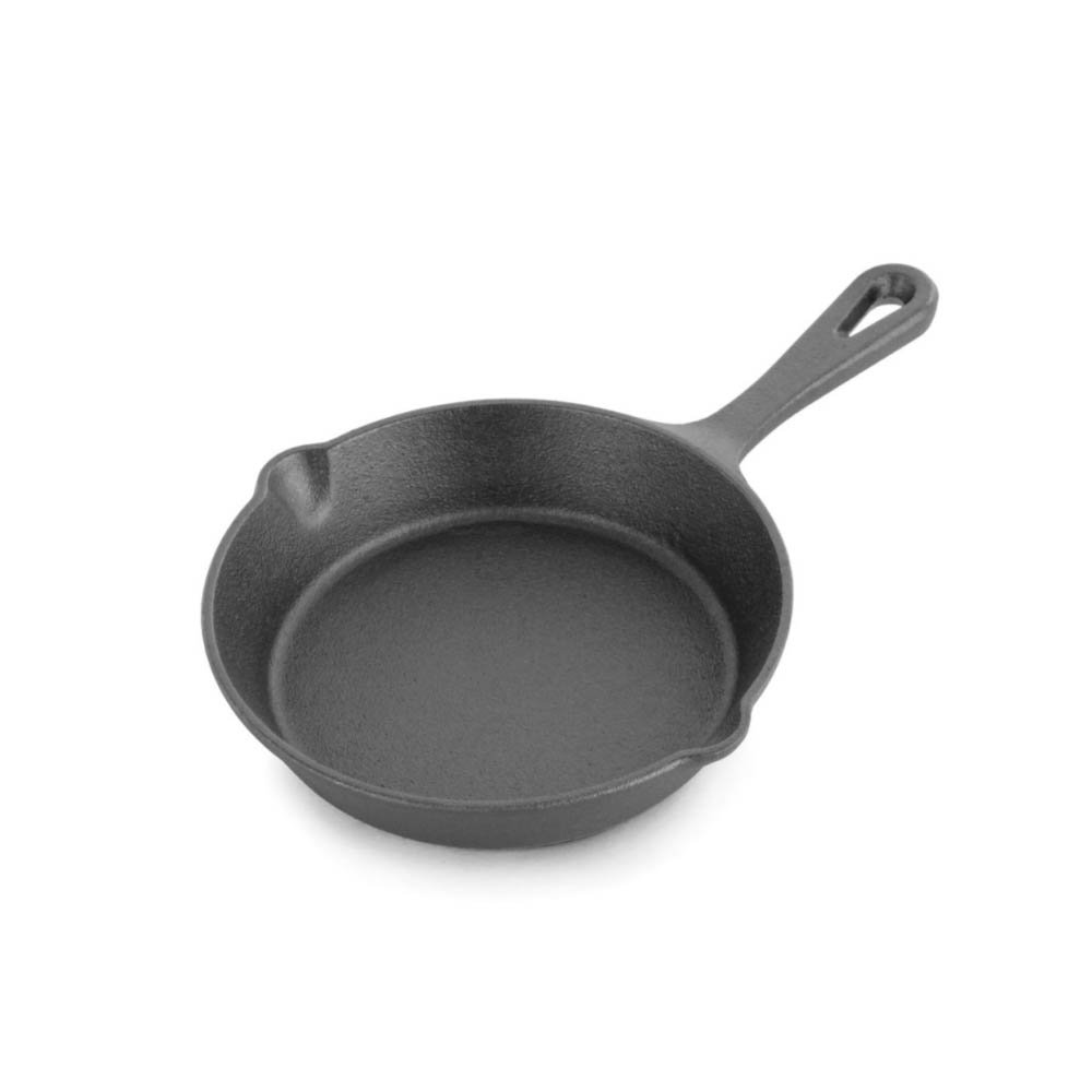 Τηγάνι Μαντεμένιο Μαύρο 26cm 38-658