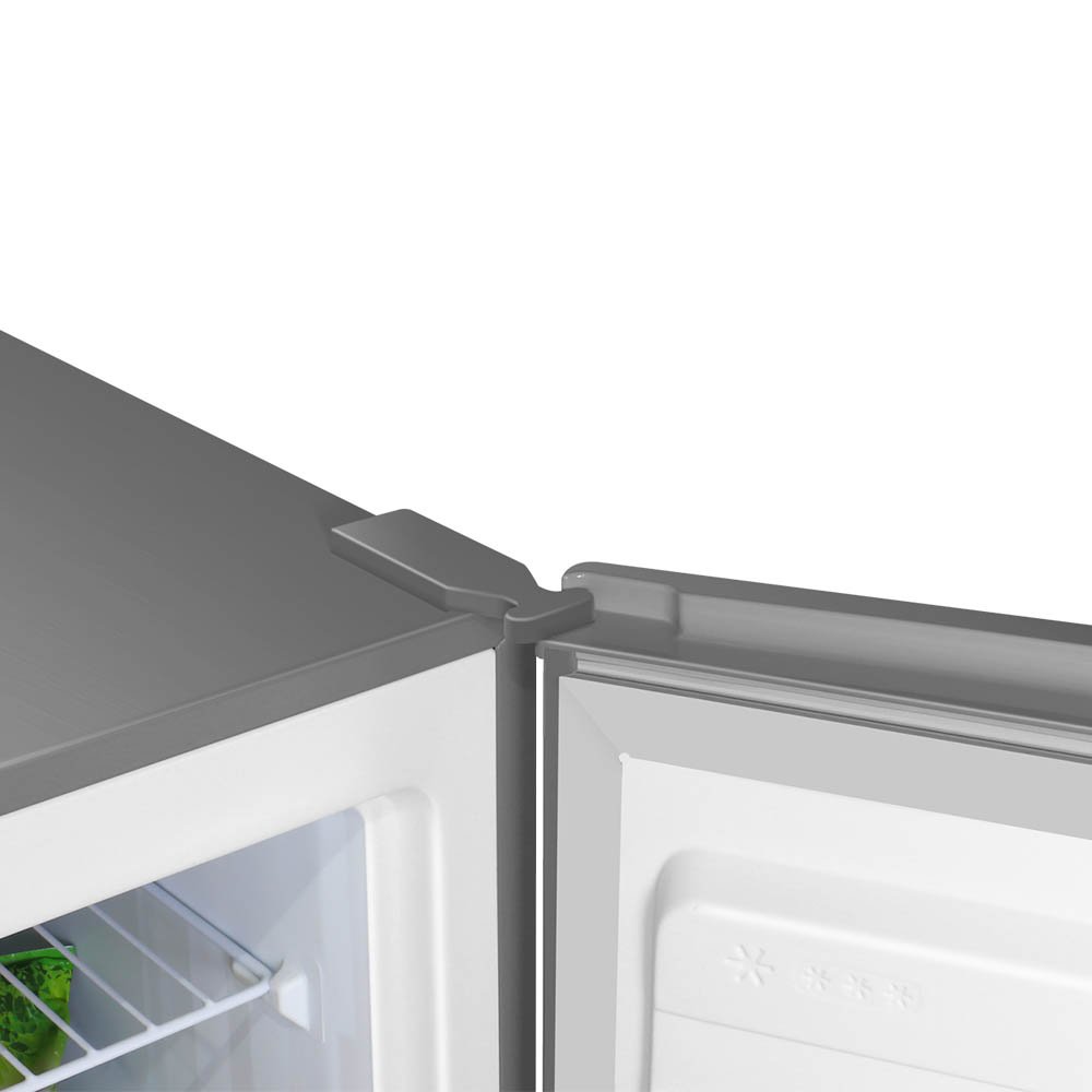 Ψυγείο Δίπορτο Inventor Ασημί 235Lt DP1590SE