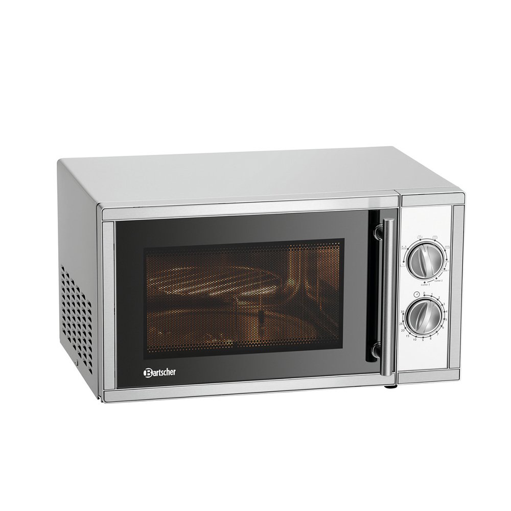 Φούρνος Μικροκυμάτων Inox Με Εσωτερικό Φωτισμό Και Grill 610856 Bartscher
