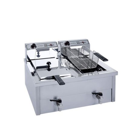 Φριτέζα Deep Fryer Ηλεκτρική Διπλή 8+8 Λίτρα F80 8+8Lt M&M Μιχαηλίδης