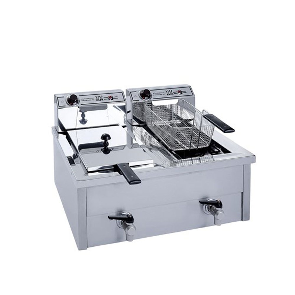 Φριτέζα Deep Fryer Ηλεκτρική Διπλή 8+8 Λίτρα F80 8+8Lt M&M Μιχαηλίδης