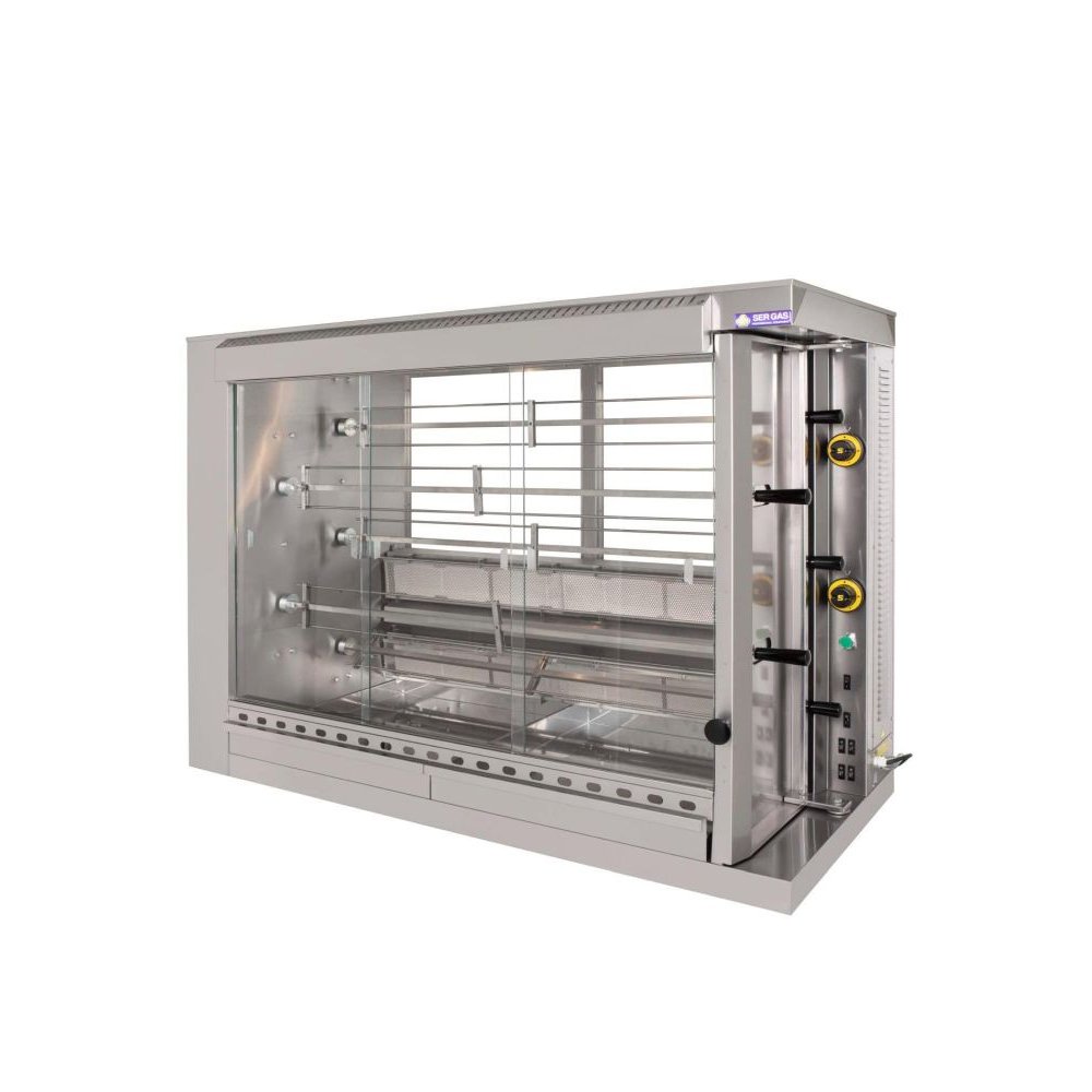 Κοτοπουλιέρα Με 5 Σούβλες Αερίου KG5 Sergas