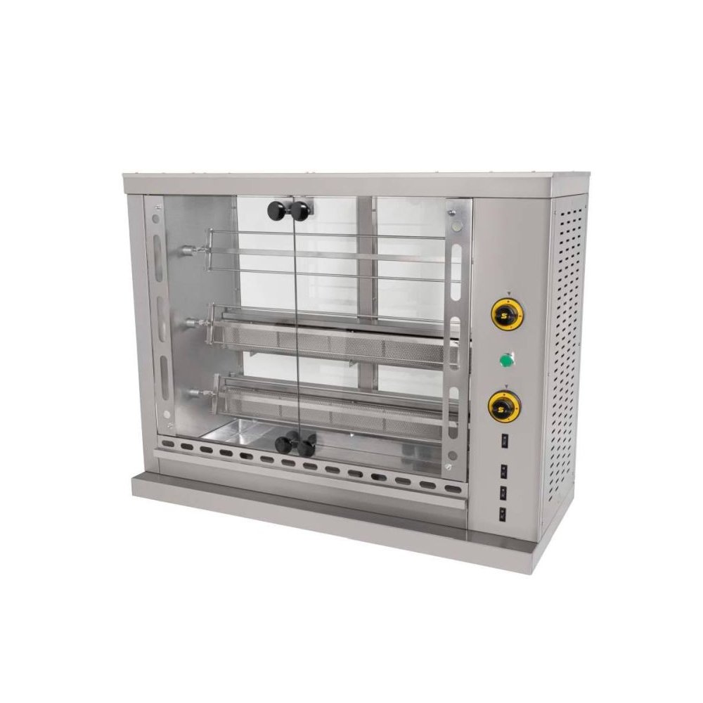 Κοτοπουλιέρα Με 3 Σούβλες Αερίου SG3 Sergas